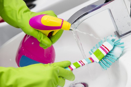 Professional post-build cleaning in a Fulham apartment