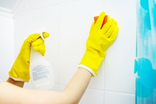 Move in cleaning for a modern Fulham apartment building